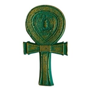 Egyptian Ankh Decor Green Cross Symbol  of Life 3.5" Magnet Amulet SouvenIr Gift